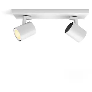Comparateur de prix : Philips Hue Runner Spot LED, 2 lampes, interrupteur à variateur, blanc