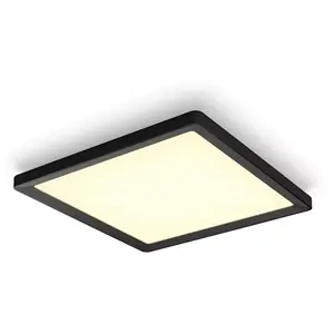 Philips Hue White Ambiance Panneau De Plafond Tento Carré - Moyen - Noir pas cher