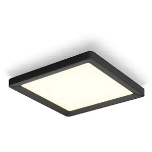 Philips Hue White Panneau De Plafond Tento Carré - Petit - Noir pas cher