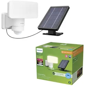Comparateur de prix : Projecteur d'extérieur LED solaire Philips Tylus, blanc, 3 000 K, capt...