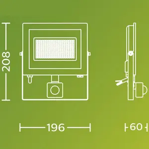Comparateur de prix : Projecteur LED extérieur avec détecteur de mouvements Philips Lighting...