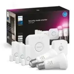 Comparateur de prix : Contrôle Philips Hue Secure kit de démarrage avec capteurs de contact
