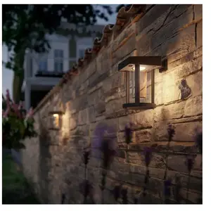 Comparateur de prix : Applique solaire led camill 1,4W 3000K 250lm IP44 rond noir Philips