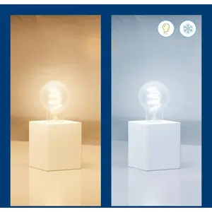 WIZ - ampoule connectée Wi-Fi couleur, 40W, format sphérique, culot E27