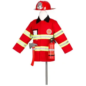 Comparateur de prix : Déguisement Pompier avec accessoires 4-7 ans Souza