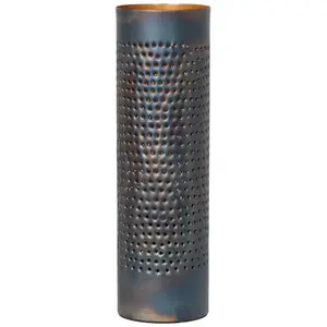 Freelight Lampe de table Forato, hauteur 42 cm, brun, métal pas cher