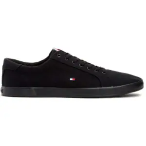 Comparateur de prix : Tommy Hilfiger Baskets Vulcanisées Homme Chaussures, Noir (Black/Black), 46