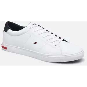 NOOS - ESSENTIAL LEATHER DETAIL VULC par Tommy Hilfiger Blanc 45 Homme pas cher