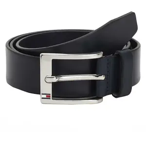 Tommy Hilfiger Ceinture Homme New Aly Belt Ceinture Cuir, Bleu (Midnight), 100 pas cher