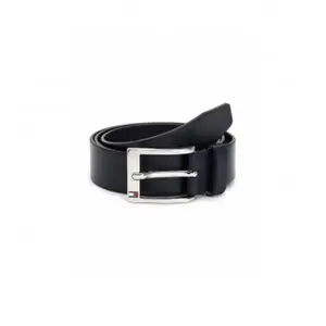 Tommy Hilfiger Ceinture Homme New Aly Belt Ceinture Cuir, Bleu (Midnight), 80 pas cher