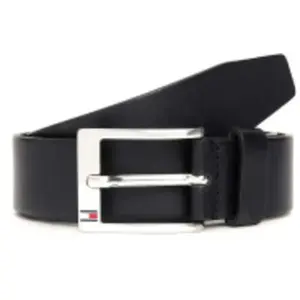 Tommy Hilfiger Ceinture Homme New Aly Belt Ceinture Cuir, Noir (Black), 95