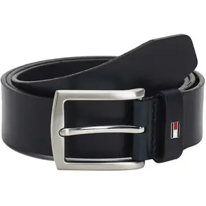 New Denton 3.5 Belt AM0AM083600403 par Tommy Hilfiger Bleu 105 Accessoires pas cher