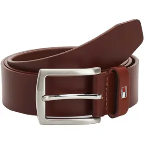 New Denton 3,5 Belt par Tommy Hilfiger Marron 80 Accessoires pas cher