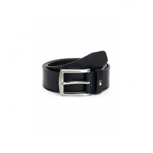 New Denton 3.5 Belt AM0AM083600403 par Tommy Hilfiger Bleu 90 Accessoires pas cher
