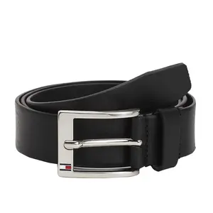 Tommy Hilfiger Ceinture Homme New Aly Belt Ceinture Cuir, Noir (Black), 110 pas cher