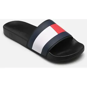 RUBBER TH FLAG POOL par Tommy Hilfiger Noir 40 Homme pas cher