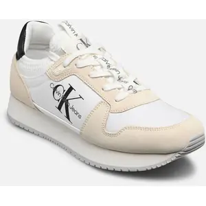 RUNNER SOCK LACEUP N F par Calvin Klein Blanc 39 Femme pas cher
