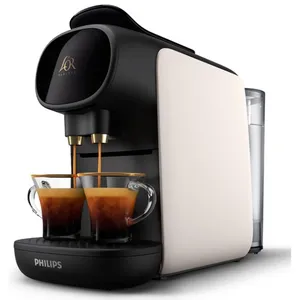 Comparateur de prix : Philips LM9012/05 Machine a cafe capsules l'Or Barista +50 capsules blanc satin