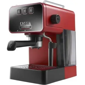 Gaggia Espresso Evolution Red | Contrôleur de température de chaudière PID | Machine à café fabriquée en Italie | Pré-infusion automatique | Porte-filtre de 53 mm | Machine à expresso à pompe | pas cher