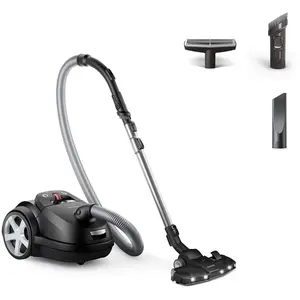 Comparateur de prix : Aspirateur à sacs Philips XD8122/10 Noir 900 W