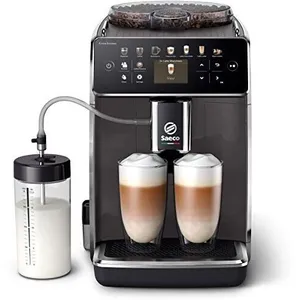 Comparateur de prix : Saeco SM6580/10 Machine Espresso automatique - Noir brillant