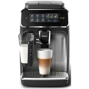 Comparateur de prix : Versuni Machine à expresso - PHILIPS - EP3546/70 - 15 bars - Café en grains - Connectée