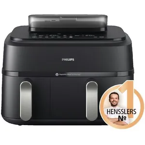 Comparateur de prix : Philips NA551/00 Friteuse à air chaud 9L, 2300W, écran tactile