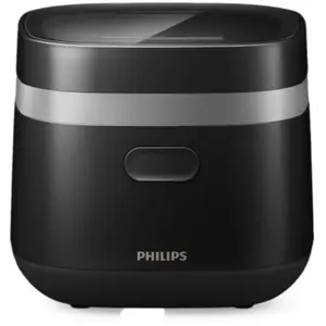 Multicuiseur Philips All-in-One Cooker HD3090/80 - 1.8 l, noir pas cher