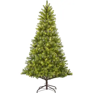 Black Box Trees Sapin de Noël artificiel LED H180 pas cher