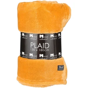 In The Mood Plaid polaire jaune 180x130