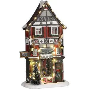 Comparateur de prix : Luville Village de noël miniature magasin de sports d'hiver H28