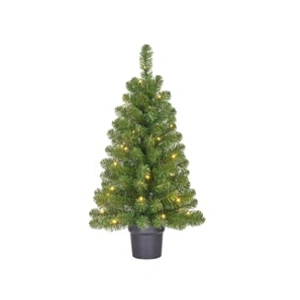 Sapin de Noël artificiel LED en pot H90