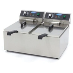 Comparateur de prix : Friteuse - 2 x 11L - 2 paniers - 2,8 kg de frites - Maxima