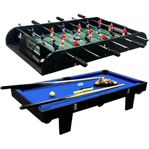 Comparateur de prix : Cougar all-in-one 2-in-1 table multi jeux, vertbleu  billard & baby-foot