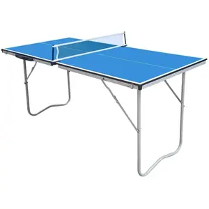 Comparateur de prix : Cougar mini 1500 table de ping pong mini basic portablepliable bleu