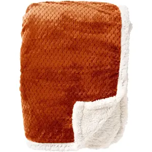 Dutch Decor Plaid Cody - Orange 150x200 cm pas cher