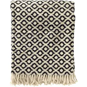 Hoii Plaid Isabella - 150x200 cm  Noir
