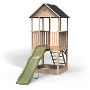 Comparateur de prix : Maisonnette En Bois Pour Enfants Panorama 500 - Exit Toys