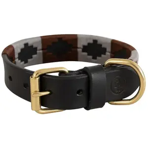 Comparateur de prix : Collier pour chien cuir BR Equitation Noir M 471022-N041-940