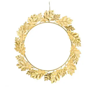 Couronne de Noël dorée pas cher