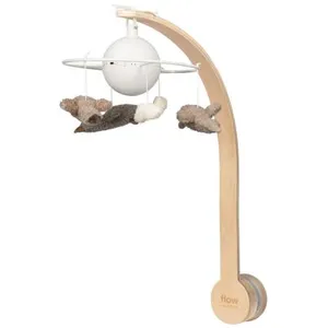 FLOW Mobile pour bébé en bois Liva Oie blanc pas cher