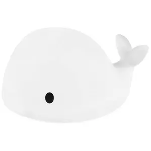 Comparateur de prix : Lampe à poser veilleuse rgb led baleine l15cm blanc