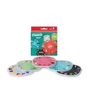 TIMIO Set 2 de 5 disques pour lecteur éducatif d'audio et de musique pas cher