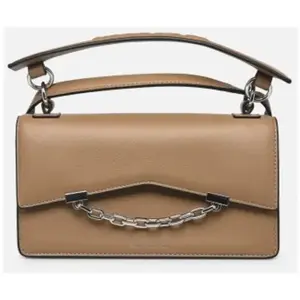 Sac besace Mini Seven Grainy chaînette cuir grainé Karl Lagerfeld pas cher