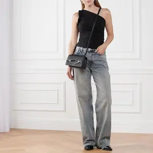 Sac besace Mini Seven Grainy chaînette cuir grainé Karl Lagerfeld