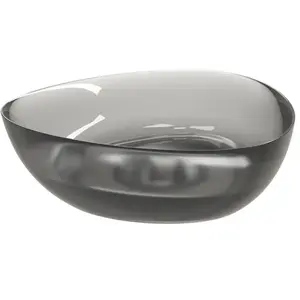 Riho - Vasque À Poser Frosted Smoke Oviedo 41x41 Cm Solid Surface pas cher