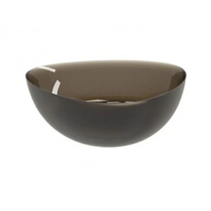 Baignoire îlot duo en solid surface RIHO OVIEDO Frosted Umber 160x160x57 cm pas cher