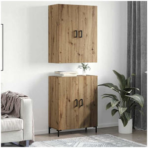vidaXL Haut Armoire chêne artisanal 69,5 x 34 x 180 cm pas cher