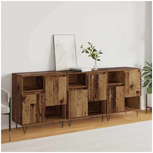 Comparateur de prix : vidaXL Buffets 3 pcs Bois ancien 180 x 35 x 70 cm Bois d'ingénierie