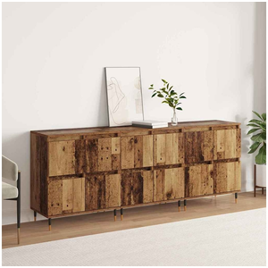 Comparateur de prix : vidaXL Buffets 3 pcs Bois ancien 180 x 35 x 70 cm Bois d'ingénierie